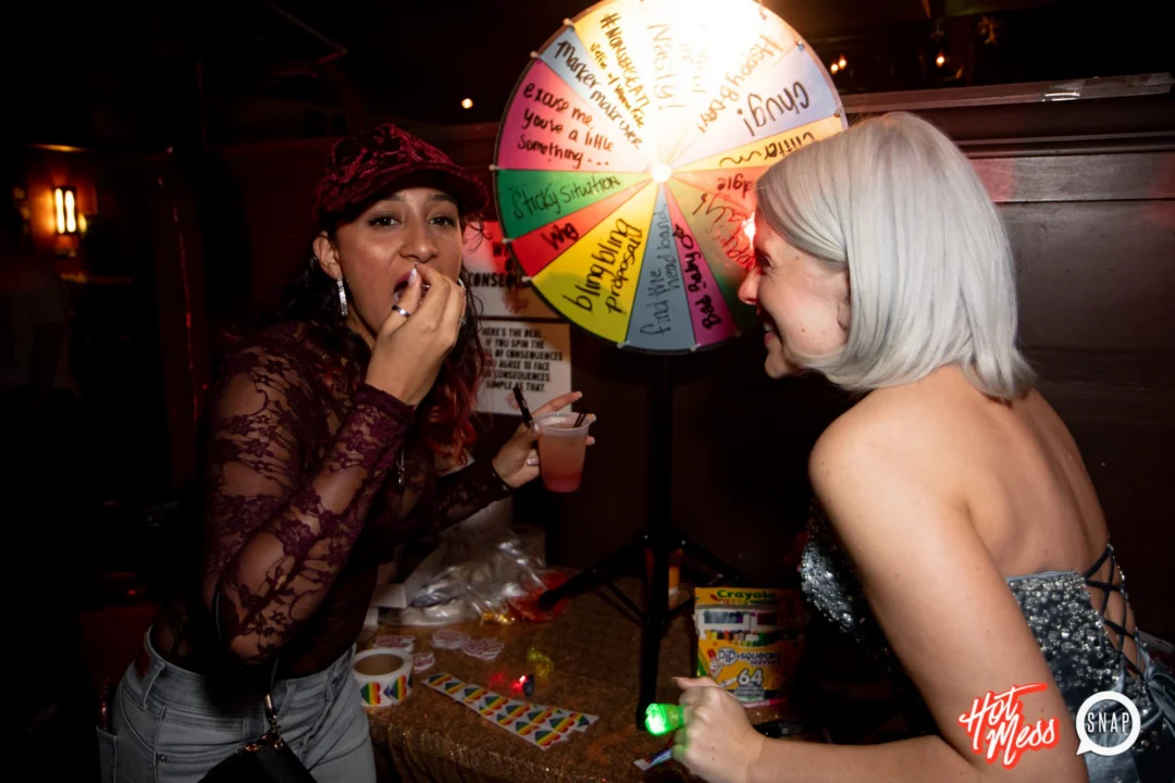 HOT MESS Launch Party at The Basement. Dance. Pop. Euphoria! 3rd Fridays of every month! Kimber was the DJ. Photo by Oh Snap!