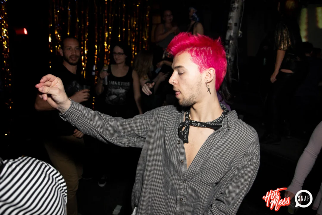 HOT MESS Launch Party at The Basement. Dance. Pop. Euphoria! 3rd Fridays of every month! Kimber was the DJ. Photo by Oh Snap!