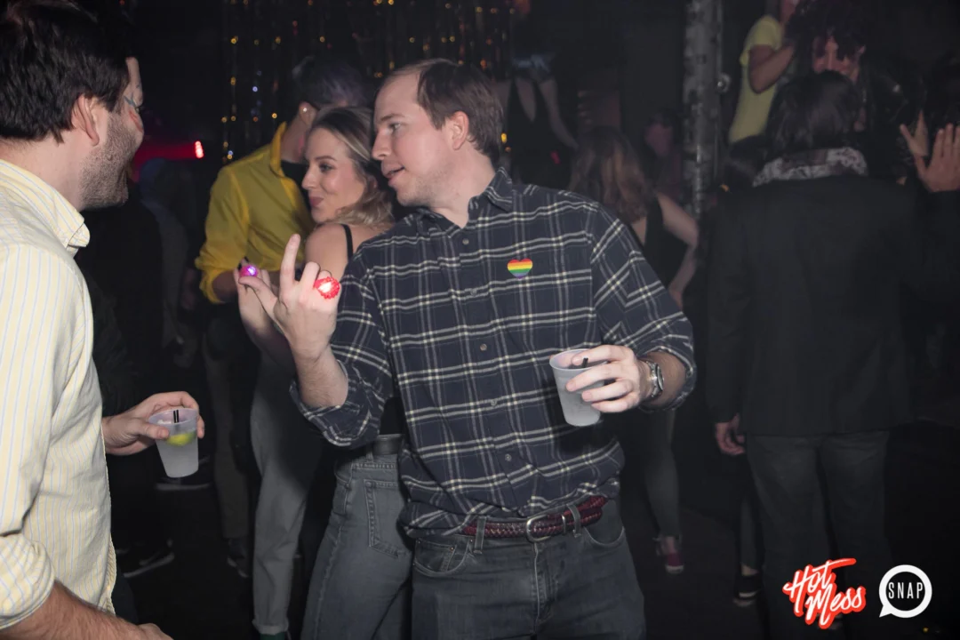 HOT MESS Launch Party at The Basement. Dance. Pop. Euphoria! 3rd Fridays of every month! Kimber was the DJ. Photo by Oh Snap!