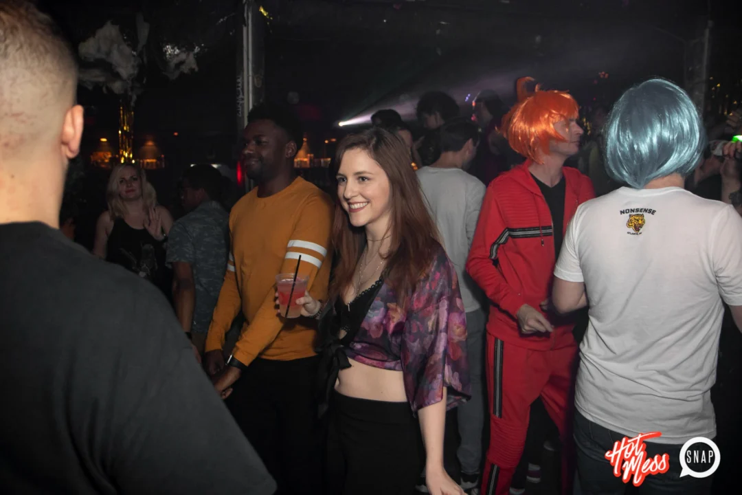 HOT MESS Launch Party at The Basement. Dance. Pop. Euphoria! 3rd Fridays of every month! Kimber was the DJ. Photo by Oh Snap!