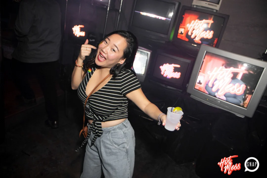 HOT MESS Launch Party at The Basement. Dance. Pop. Euphoria! 3rd Fridays of every month! Kimber was the DJ. Photo by Oh Snap!