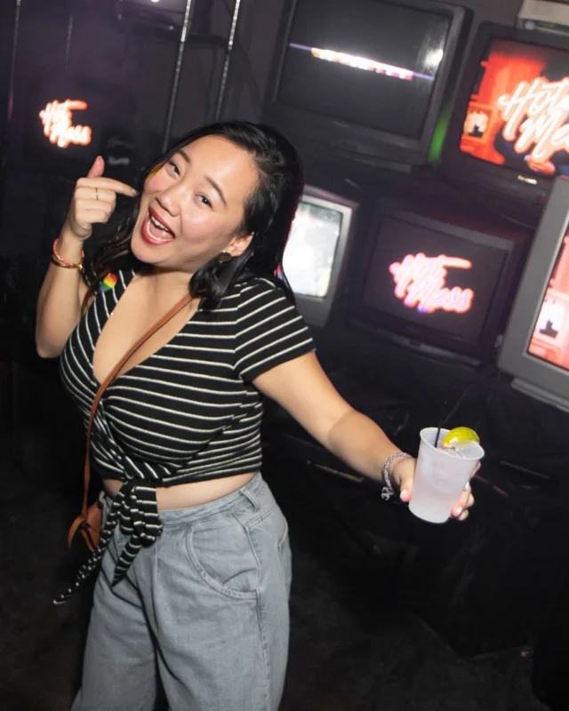 HOT MESS Launch Party at The Basement. Dance. Pop. Euphoria! 3rd Fridays of every month! Kimber was the DJ. Photo by Oh Snap!