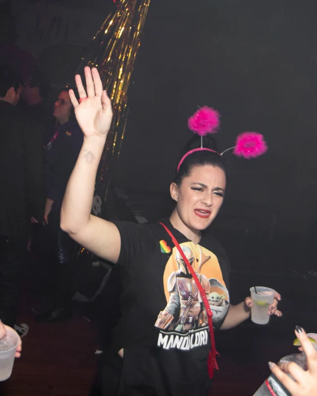 HOT MESS Launch Party at The Basement. Dance. Pop. Euphoria! 3rd Fridays of every month! Kimber was the DJ. Photo by Oh Snap!