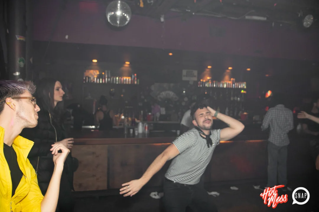 HOT MESS Launch Party at The Basement. Dance. Pop. Euphoria! 3rd Fridays of every month! Kimber was the DJ. Photo by Oh Snap!