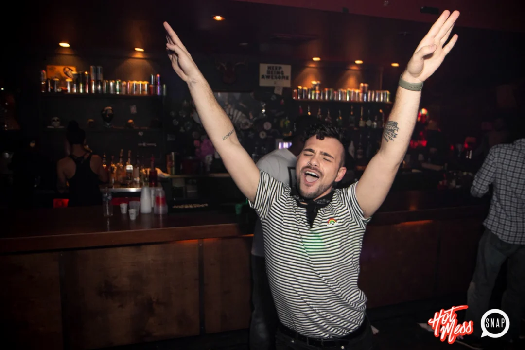 HOT MESS Launch Party at The Basement. Dance. Pop. Euphoria! 3rd Fridays of every month! Kimber was the DJ. Photo by Oh Snap!