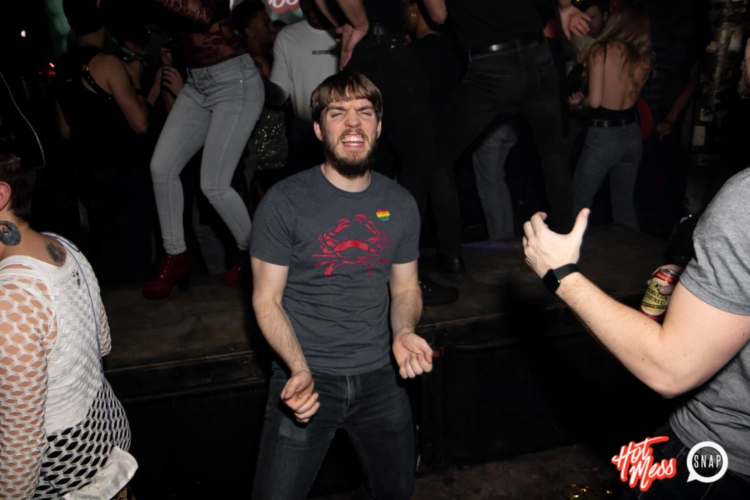 HOT MESS Launch Party at The Basement. Dance. Pop. Euphoria! 3rd Fridays of every month! Kimber was the DJ. Photo by Oh Snap!