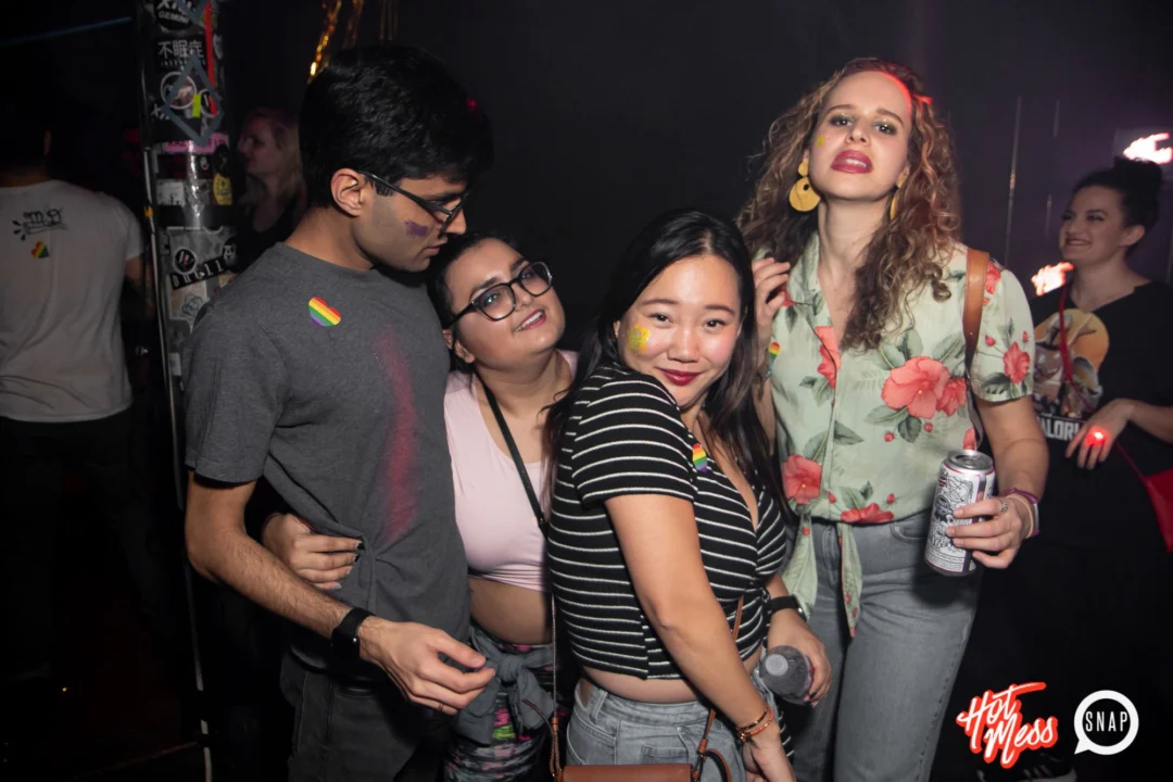 HOT MESS Launch Party at The Basement. Dance. Pop. Euphoria! 3rd Fridays of every month! Kimber was the DJ. Photo by Oh Snap!