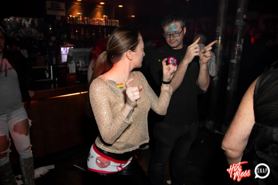 HOT MESS Launch Party at The Basement. Dance. Pop. Euphoria! 3rd Fridays of every month! Kimber was the DJ. Photo by Oh Snap!