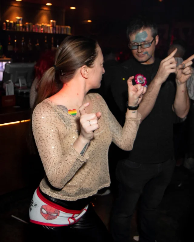 HOT MESS Launch Party at The Basement. Dance. Pop. Euphoria! 3rd Fridays of every month! Kimber was the DJ. Photo by Oh Snap!