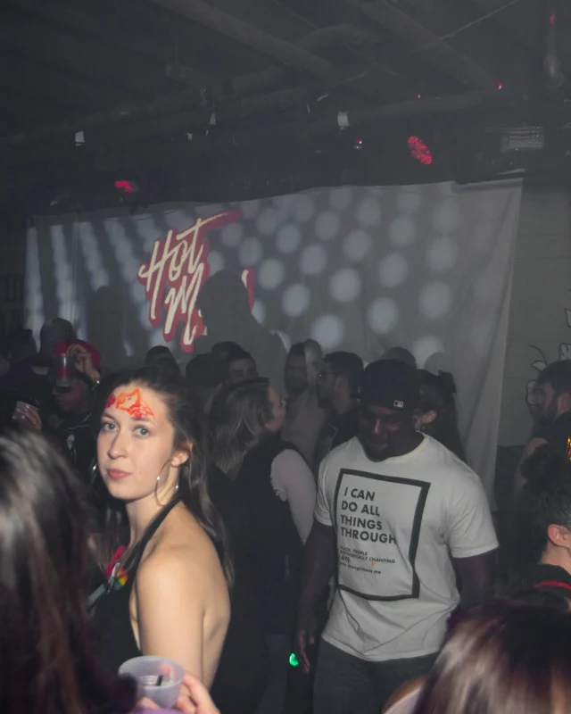 HOT MESS Launch Party at The Basement. Dance. Pop. Euphoria! 3rd Fridays of every month! Kimber was the DJ. Photo by Oh Snap!