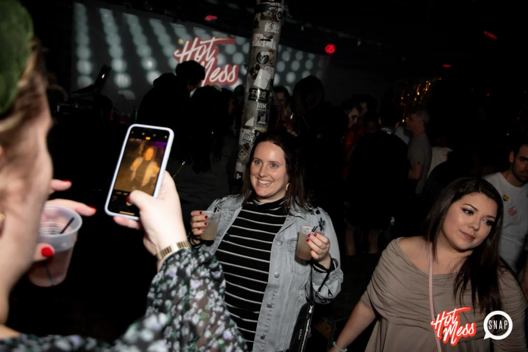 HOT MESS Launch Party at The Basement. Dance. Pop. Euphoria! 3rd Fridays of every month! Kimber was the DJ. Photo by Oh Snap!