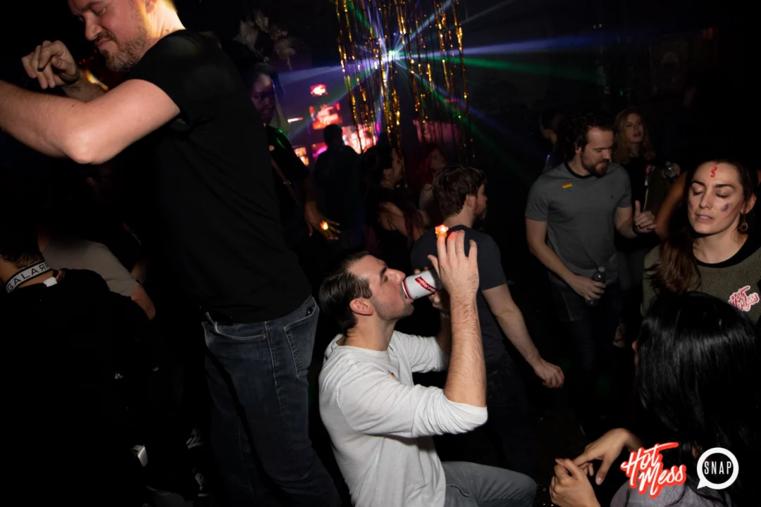 HOT MESS Launch Party at The Basement. Dance. Pop. Euphoria! 3rd Fridays of every month! Kimber was the DJ. Photo by Oh Snap!