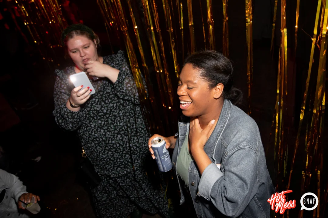 HOT MESS Launch Party at The Basement. Dance. Pop. Euphoria! 3rd Fridays of every month! Kimber was the DJ. Photo by Oh Snap!