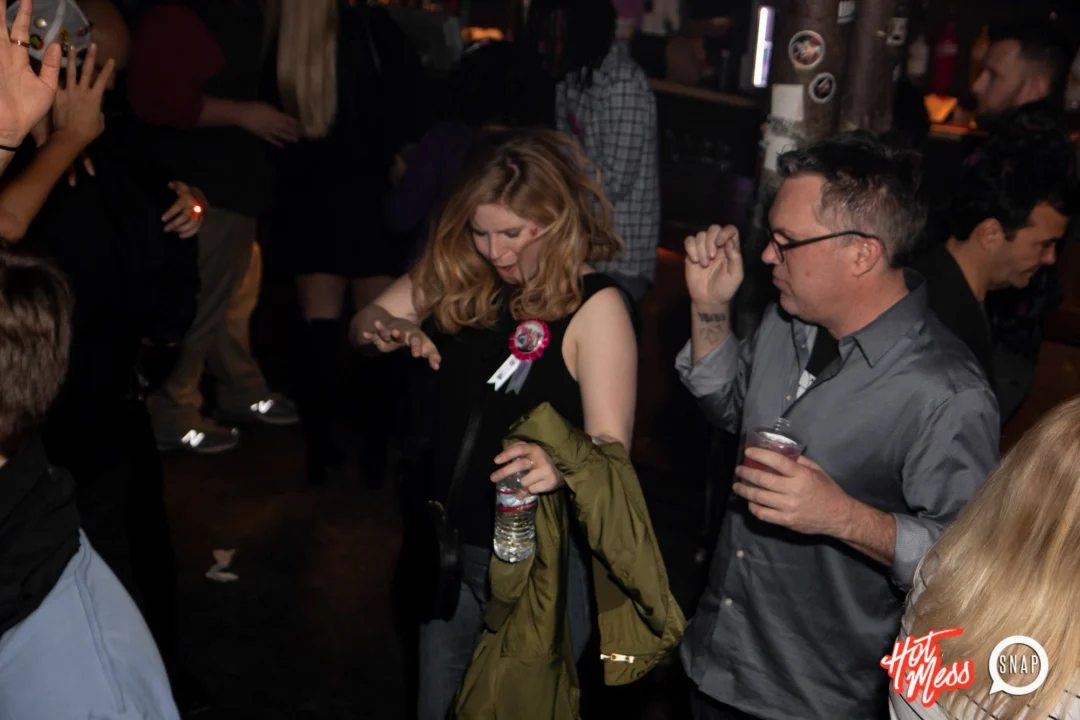 HOT MESS Launch Party at The Basement. Dance. Pop. Euphoria! 3rd Fridays of every month! Kimber was the DJ. Photo by Oh Snap!