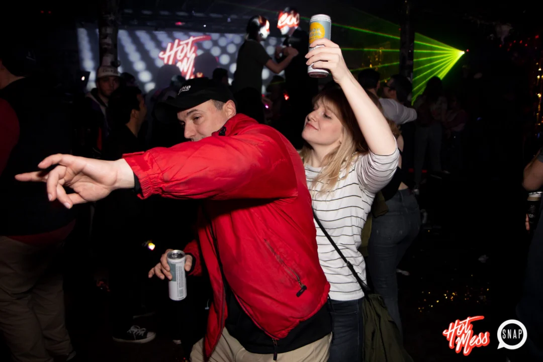 HOT MESS Launch Party at The Basement. Dance. Pop. Euphoria! 3rd Fridays of every month! Kimber was the DJ. Photo by Oh Snap!