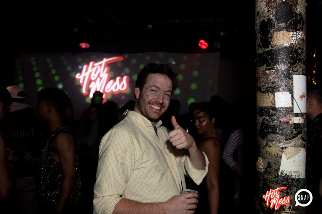 HOT MESS Launch Party at The Basement. Dance. Pop. Euphoria! 3rd Fridays of every month! Kimber was the DJ. Photo by Oh Snap!