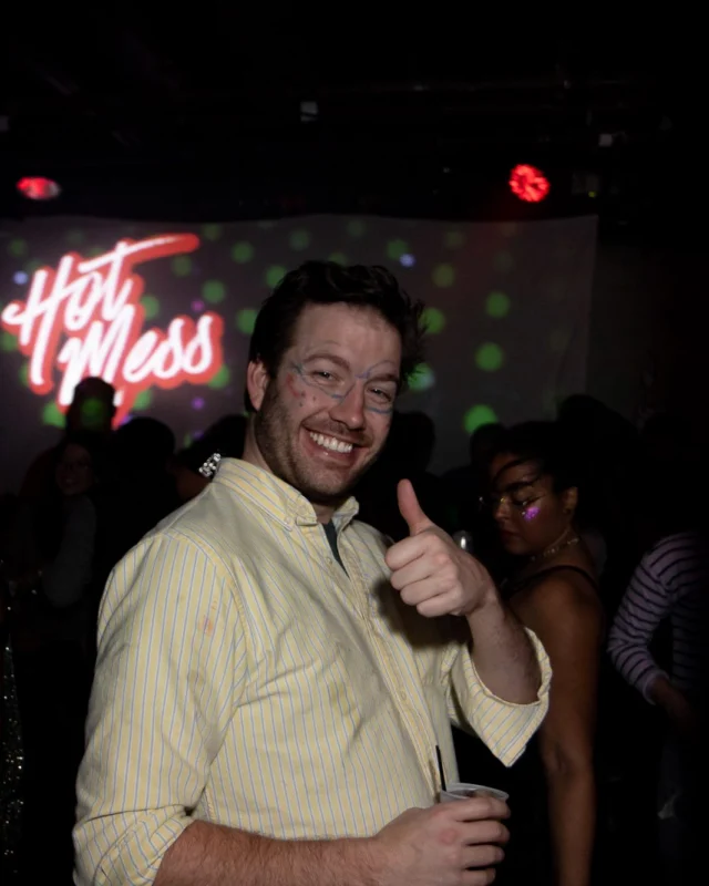 HOT MESS Launch Party at The Basement. Dance. Pop. Euphoria! 3rd Fridays of every month! Kimber was the DJ. Photo by Oh Snap!