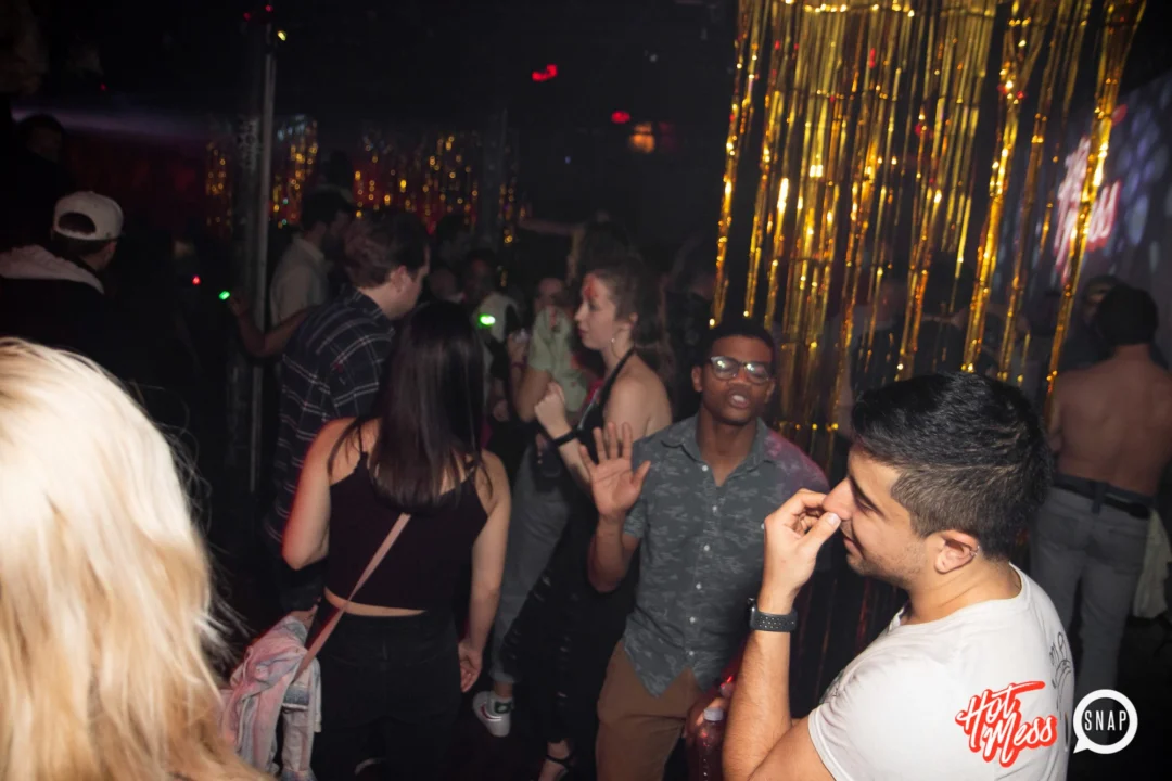 HOT MESS Launch Party at The Basement. Dance. Pop. Euphoria! 3rd Fridays of every month! Kimber was the DJ. Photo by Oh Snap!