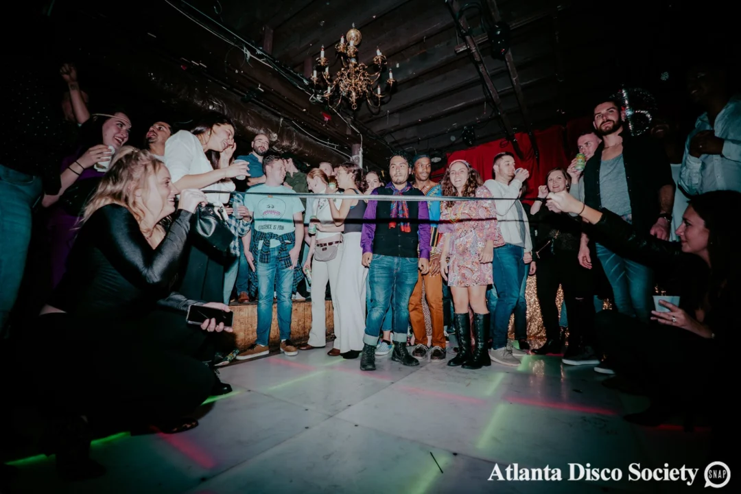 Atlanta Disco Society VII - February 15th 2020. Atlanta disco'd The Basement and left it sweaty with a big smile on its face. Kimber was the DJ. Photos by Oh Snap (Matthew Alexander)