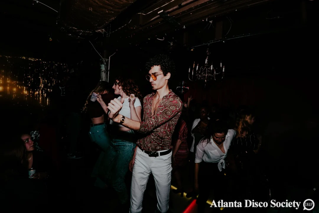 Atlanta Disco Society VII - February 15th 2020. Atlanta disco'd The Basement and left it sweaty with a big smile on its face. Kimber was the DJ. Photos by Oh Snap (Matthew Alexander)