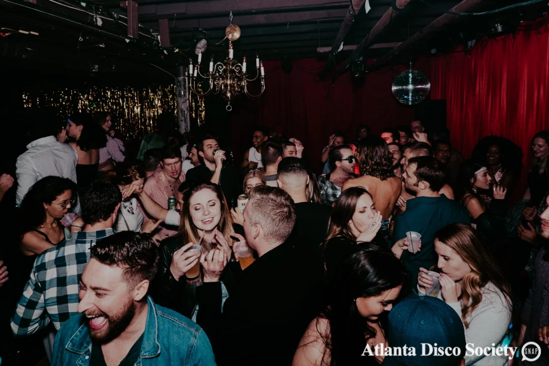 Atlanta Disco Society VII - February 15th 2020. Atlanta disco'd The Basement and left it sweaty with a big smile on its face. Kimber was the DJ. Photos by Oh Snap (Matthew Alexander)