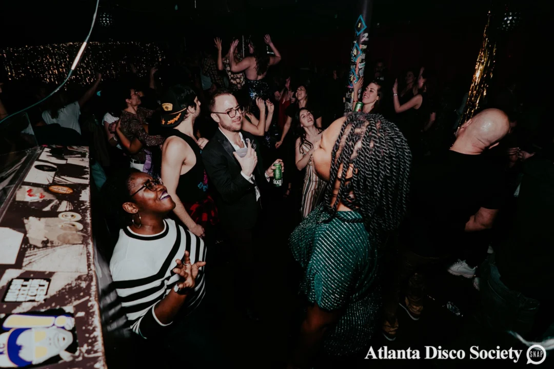 Atlanta Disco Society VII - February 15th 2020. Atlanta disco'd The Basement and left it sweaty with a big smile on its face. Kimber was the DJ. Photos by Oh Snap (Matthew Alexander)