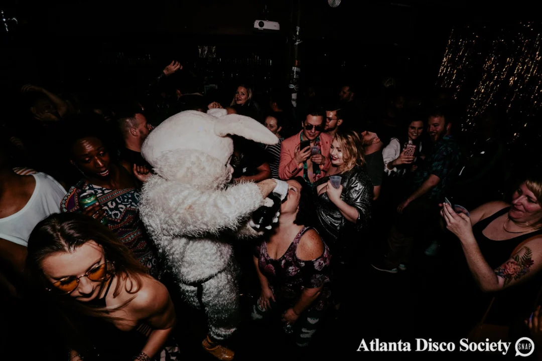 Atlanta Disco Society VII - February 15th 2020. Atlanta disco'd The Basement and left it sweaty with a big smile on its face. Kimber was the DJ. Photos by Oh Snap (Matthew Alexander)