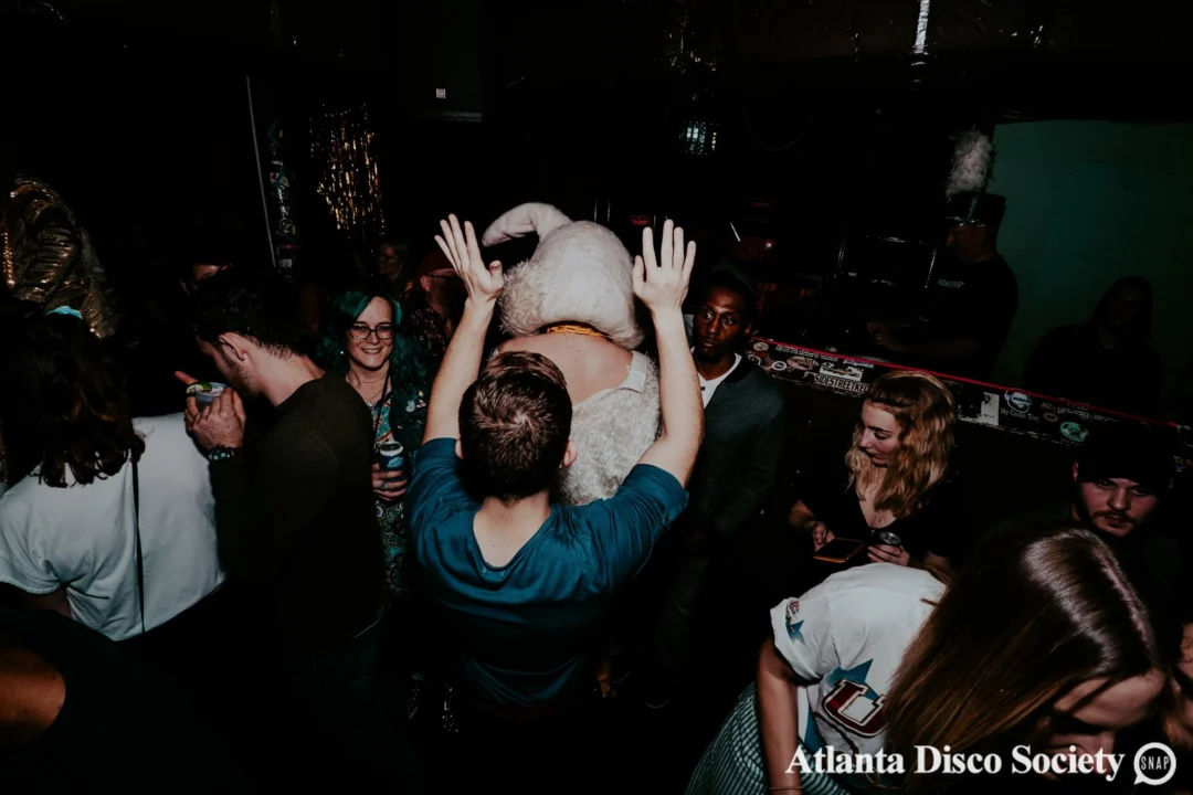 Atlanta Disco Society VII - February 15th 2020. Atlanta disco'd The Basement and left it sweaty with a big smile on its face. Kimber was the DJ. Photos by Oh Snap (Matthew Alexander)