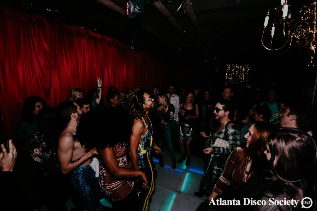 Atlanta Disco Society VII - February 15th 2020. Atlanta disco'd The Basement and left it sweaty with a big smile on its face. Kimber was the DJ. Photos by Oh Snap (Matthew Alexander)
