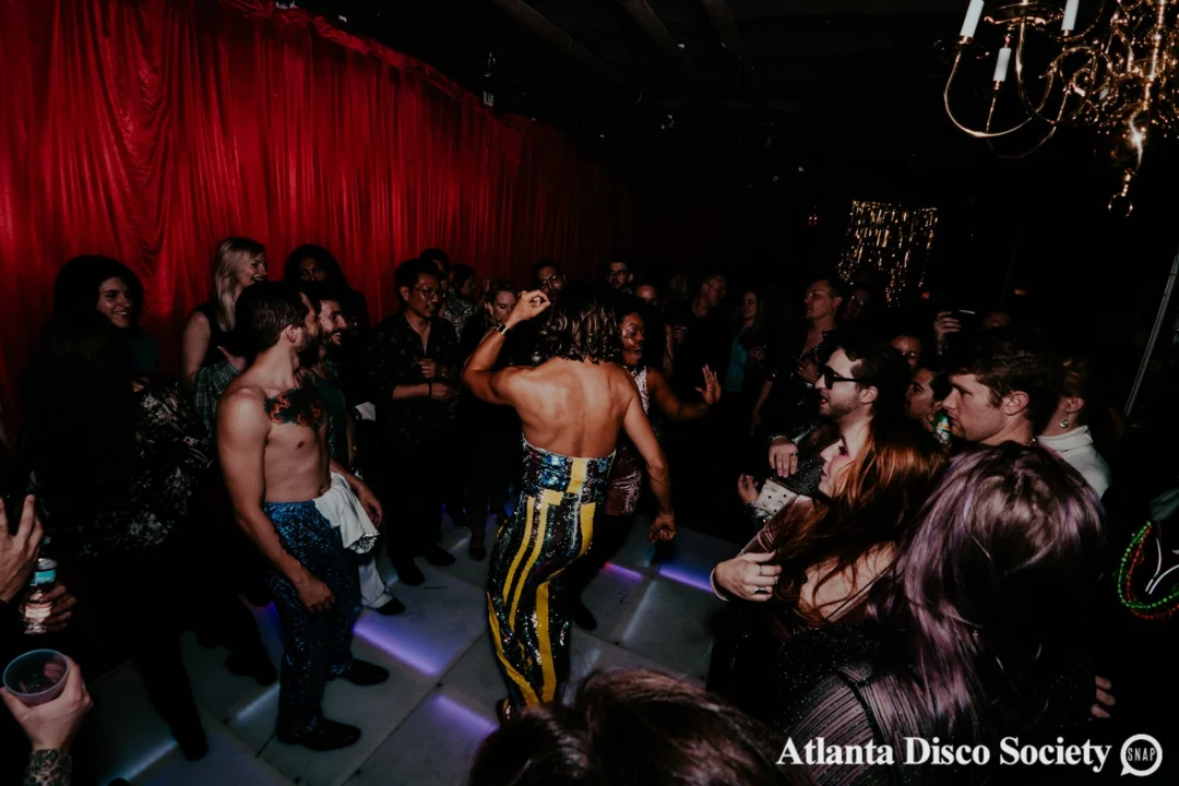 Atlanta Disco Society VII - February 15th 2020. Atlanta disco'd The Basement and left it sweaty with a big smile on its face. Kimber was the DJ. Photos by Oh Snap (Matthew Alexander)