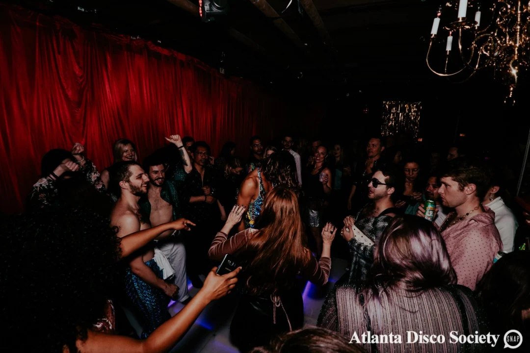 Atlanta Disco Society VII - February 15th 2020. Atlanta disco'd The Basement and left it sweaty with a big smile on its face. Kimber was the DJ. Photos by Oh Snap (Matthew Alexander)