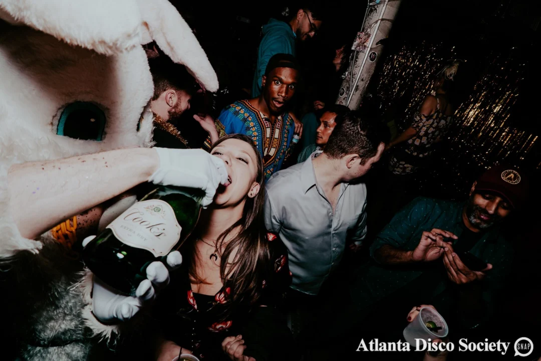 Atlanta Disco Society VII - February 15th 2020. Atlanta disco'd The Basement and left it sweaty with a big smile on its face. Kimber was the DJ. Photos by Oh Snap (Matthew Alexander)
