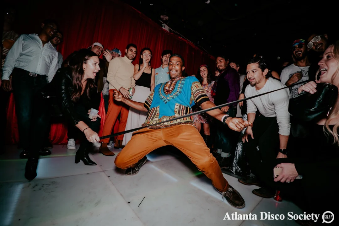 Atlanta Disco Society VII - February 15th 2020. Atlanta disco'd The Basement and left it sweaty with a big smile on its face. Kimber was the DJ. Photos by Oh Snap (Matthew Alexander)