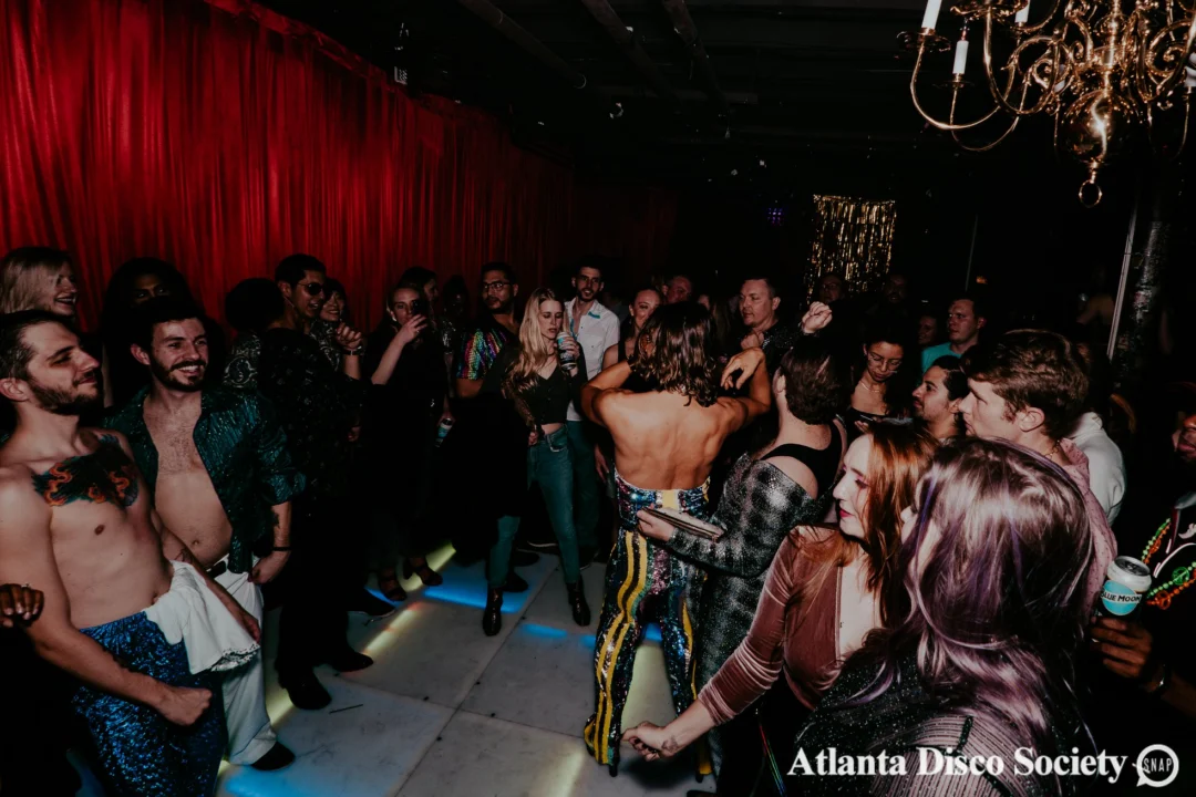 Atlanta Disco Society VII - February 15th 2020. Atlanta disco'd The Basement and left it sweaty with a big smile on its face. Kimber was the DJ. Photos by Oh Snap (Matthew Alexander)