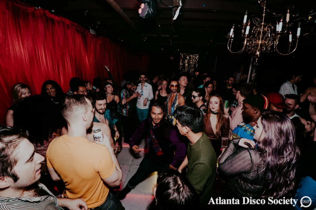 Atlanta Disco Society VII - February 15th 2020. Atlanta disco'd The Basement and left it sweaty with a big smile on its face. Kimber was the DJ. Photos by Oh Snap (Matthew Alexander)