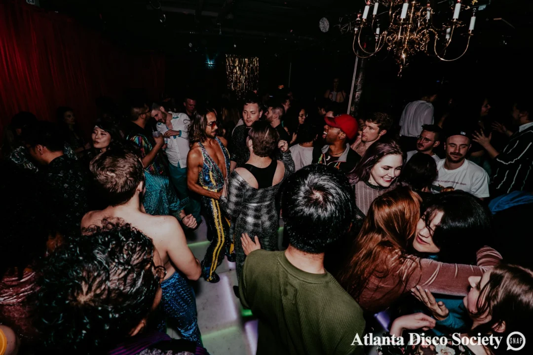 Atlanta Disco Society VII - February 15th 2020. Atlanta disco'd The Basement and left it sweaty with a big smile on its face. Kimber was the DJ. Photos by Oh Snap (Matthew Alexander)
