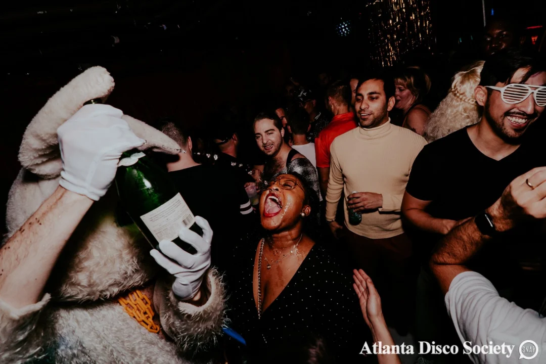 Atlanta Disco Society VII - February 15th 2020. Atlanta disco'd The Basement and left it sweaty with a big smile on its face. Kimber was the DJ. Photos by Oh Snap (Matthew Alexander)