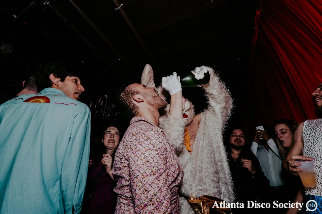Atlanta Disco Society VII - February 15th 2020. Atlanta disco'd The Basement and left it sweaty with a big smile on its face. Kimber was the DJ. Photos by Oh Snap (Matthew Alexander)
