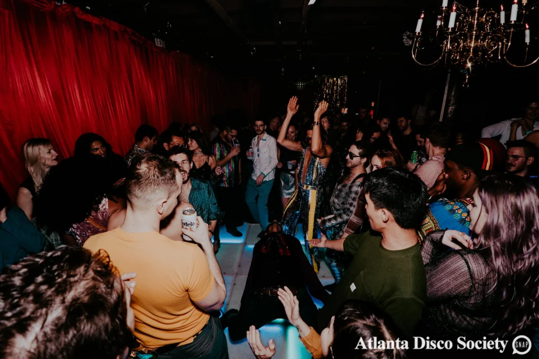 Atlanta Disco Society VII - February 15th 2020. Atlanta disco'd The Basement and left it sweaty with a big smile on its face. Kimber was the DJ. Photos by Oh Snap (Matthew Alexander)