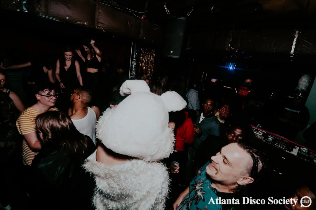 Atlanta Disco Society VII - February 15th 2020. Atlanta disco'd The Basement and left it sweaty with a big smile on its face. Kimber was the DJ. Photos by Oh Snap (Matthew Alexander)