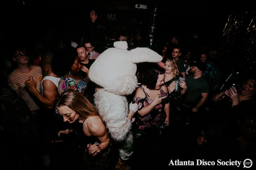 Atlanta Disco Society VII - February 15th 2020. Atlanta disco'd The Basement and left it sweaty with a big smile on its face. Kimber was the DJ. Photos by Oh Snap (Matthew Alexander)