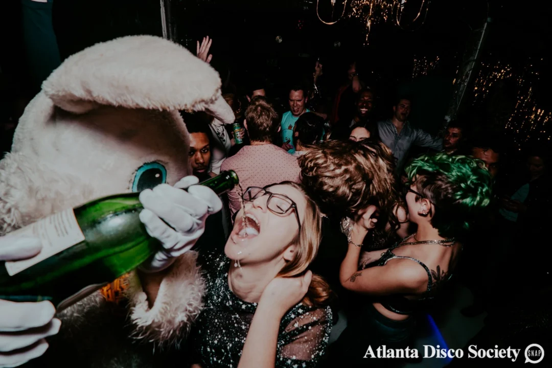 Atlanta Disco Society VII - February 15th 2020. Atlanta disco'd The Basement and left it sweaty with a big smile on its face. Kimber was the DJ. Photos by Oh Snap (Matthew Alexander)