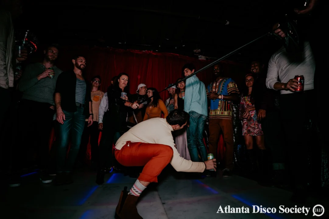 Atlanta Disco Society VII - February 15th 2020. Atlanta disco'd The Basement and left it sweaty with a big smile on its face. Kimber was the DJ. Photos by Oh Snap (Matthew Alexander)