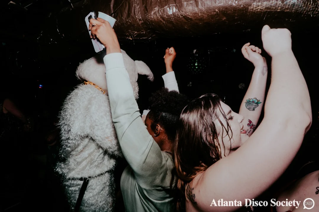 Atlanta Disco Society VII - February 15th 2020. Atlanta disco'd The Basement and left it sweaty with a big smile on its face. Kimber was the DJ. Photos by Oh Snap (Matthew Alexander)