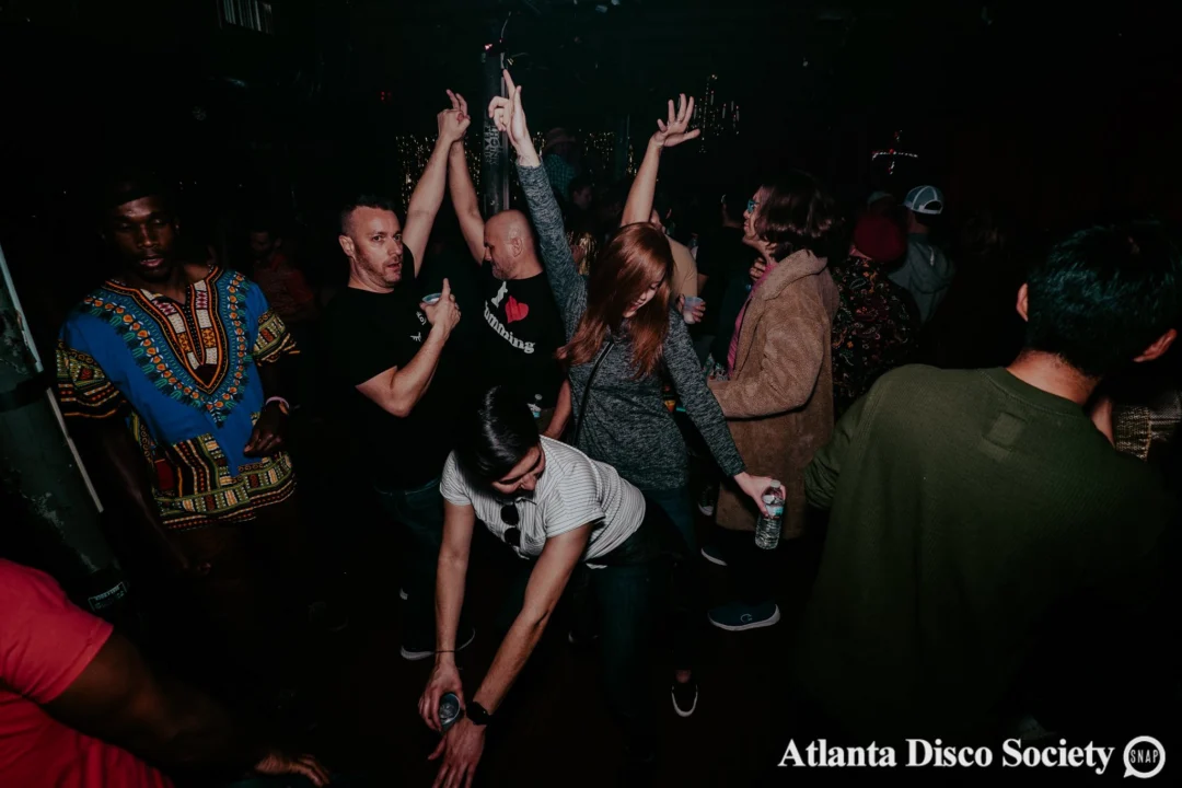 Atlanta Disco Society VII - February 15th 2020. Atlanta disco'd The Basement and left it sweaty with a big smile on its face. Kimber was the DJ. Photos by Oh Snap (Matthew Alexander)