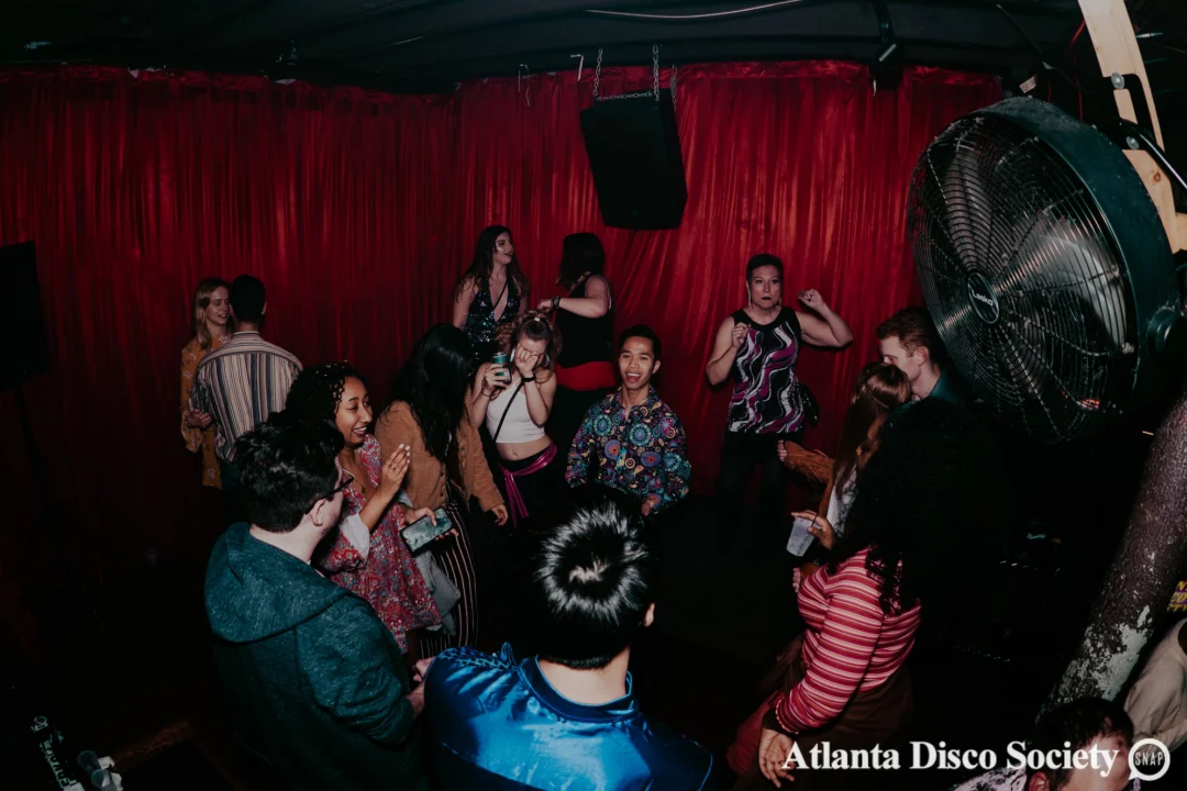 Atlanta Disco Society VII - February 15th 2020. Atlanta disco'd The Basement and left it sweaty with a big smile on its face. Kimber was the DJ. Photos by Oh Snap (Matthew Alexander)