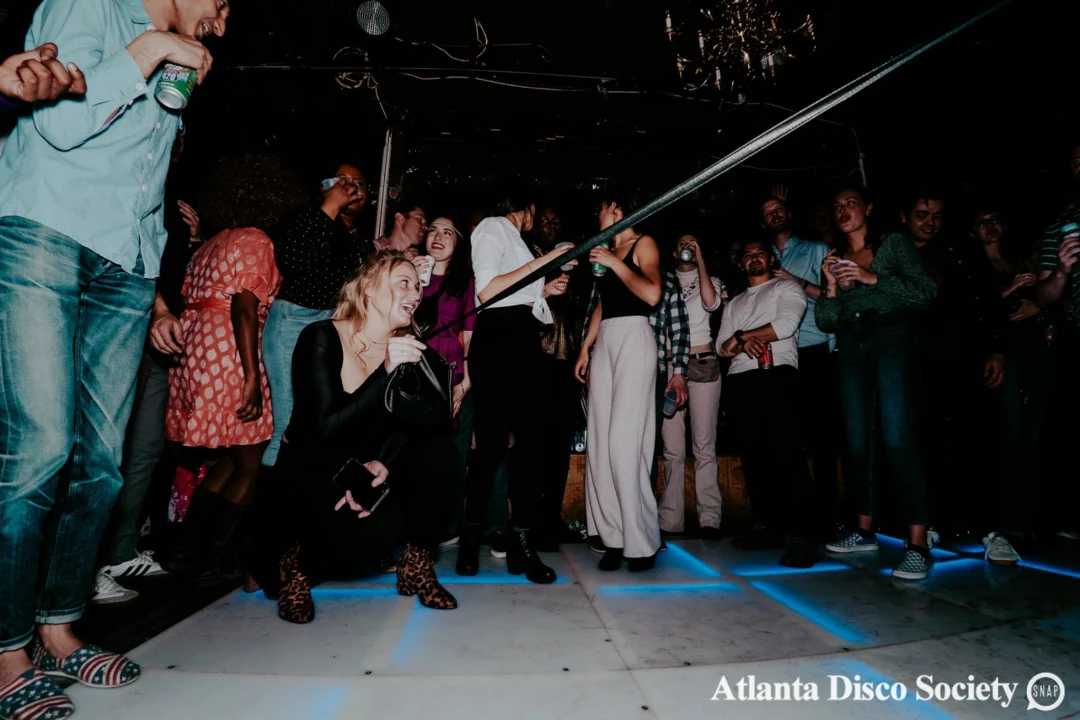 Atlanta Disco Society VII - February 15th 2020. Atlanta disco'd The Basement and left it sweaty with a big smile on its face. Kimber was the DJ. Photos by Oh Snap (Matthew Alexander)