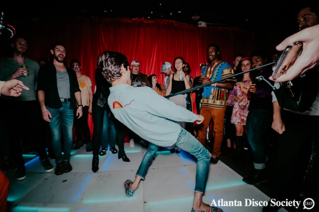 Atlanta Disco Society VII - February 15th 2020. Atlanta disco'd The Basement and left it sweaty with a big smile on its face. Kimber was the DJ. Photos by Oh Snap (Matthew Alexander)