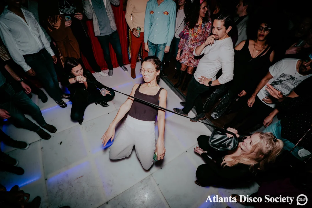 Atlanta Disco Society VII - February 15th 2020. Atlanta disco'd The Basement and left it sweaty with a big smile on its face. Kimber was the DJ. Photos by Oh Snap (Matthew Alexander)