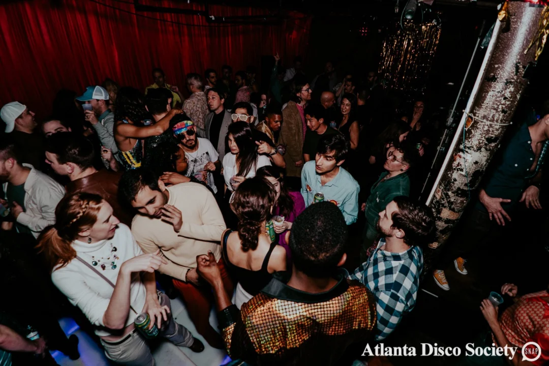 Atlanta Disco Society VII - February 15th 2020. Atlanta disco'd The Basement and left it sweaty with a big smile on its face. Kimber was the DJ. Photos by Oh Snap (Matthew Alexander)